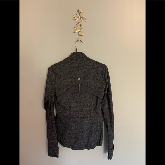 Dark Grey LuluLemon Zip-Up - Picture 2 of 2